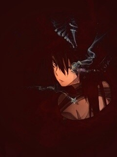 Black rock shooter обои