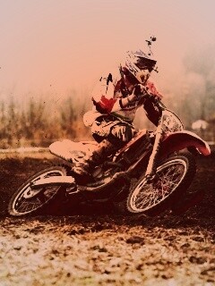 Зрелищное ралли на мотоциклах обои