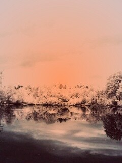 Зимний пейзаж обои