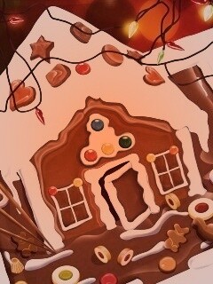 Пряничный домик обои