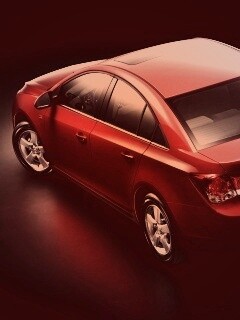 Шевроле Cruze красного цвета обои