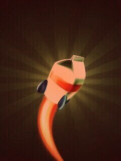 Молочная ракета обои