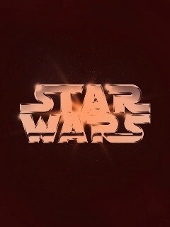 Серебряный логотип звездных войн обои