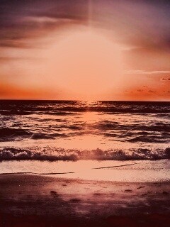 Морской закат обои