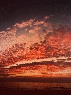 Изумитеьное закатное небо обои