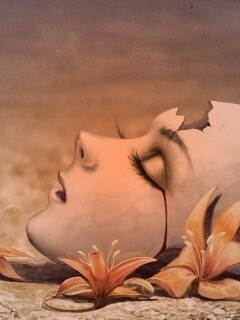 Разбитая маска обои