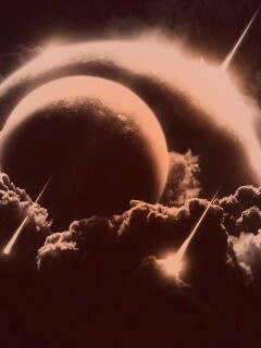 Астероидная атака обои