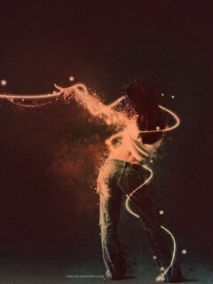 Девушка с бабочкой обои