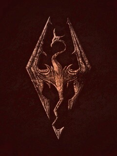 Логотип Skyrim обои