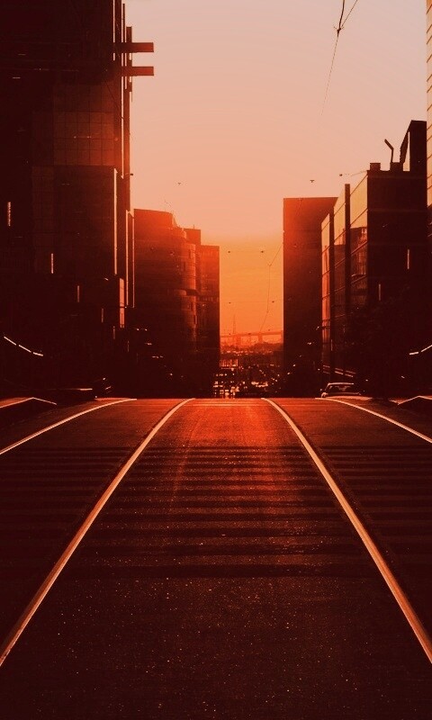 Трамвайные пути обои