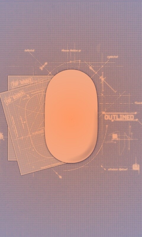 Чертеж яблочной мышки обои