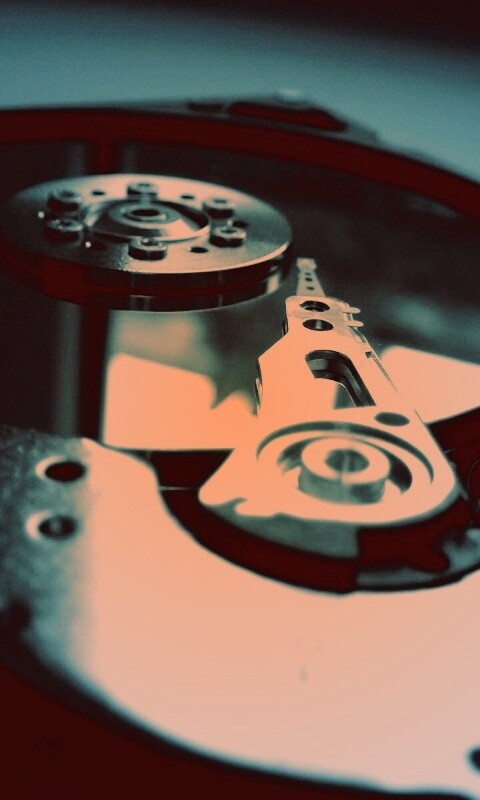 Разобранный жесткий диск обои