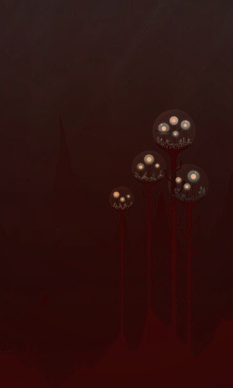 Мрачные горы обои