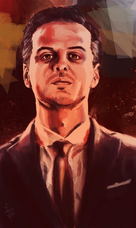 Портрет Джима Мориарти обои