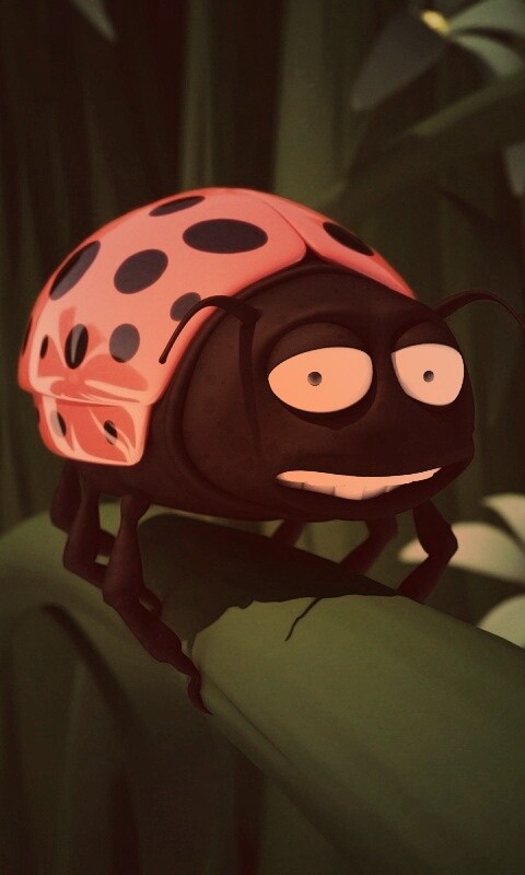 Глазастая божья коровка обои