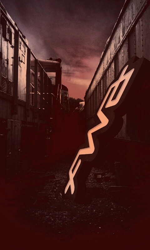 Упавшая вывеска обои