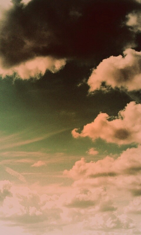 Зеленое небо обои