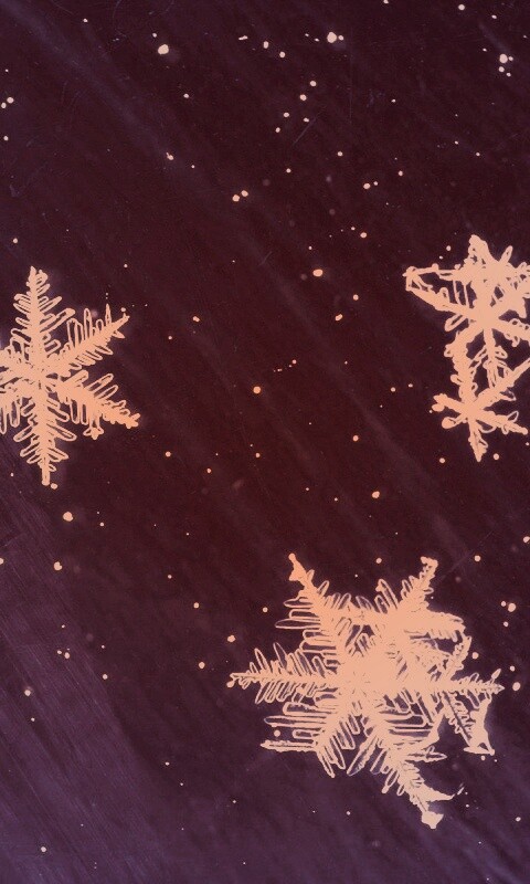 Снежинки обои