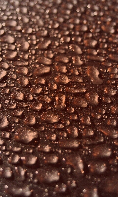 Вода собирается в капли обои