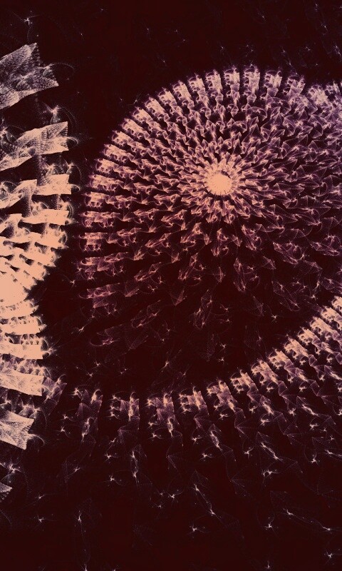 Светящаяся абстракция обои