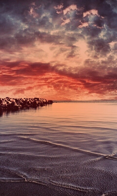 Каменная насыпь обои