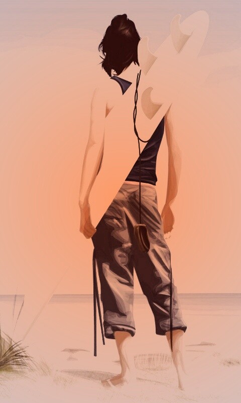 В ожидании волны обои