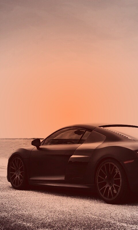 Черный ауди ТТ обои