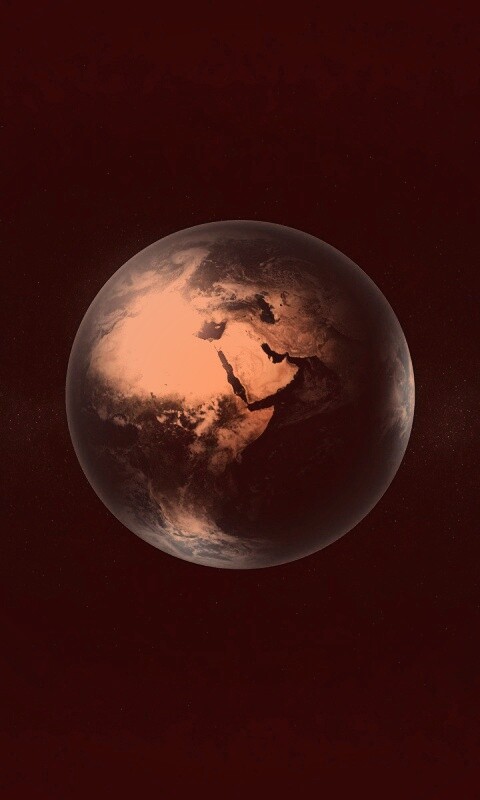 Наш голубой шар в космосе обои