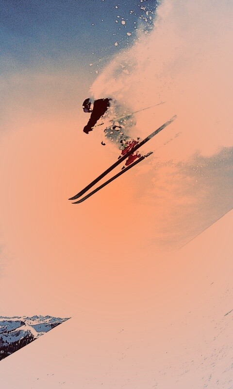 Горнолыжник обои