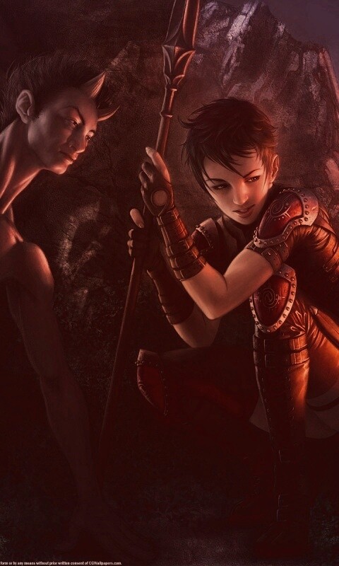 Девушка и сильван обои