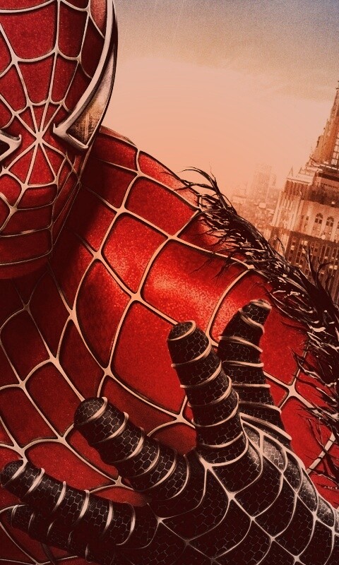 Черный человек-паук обои