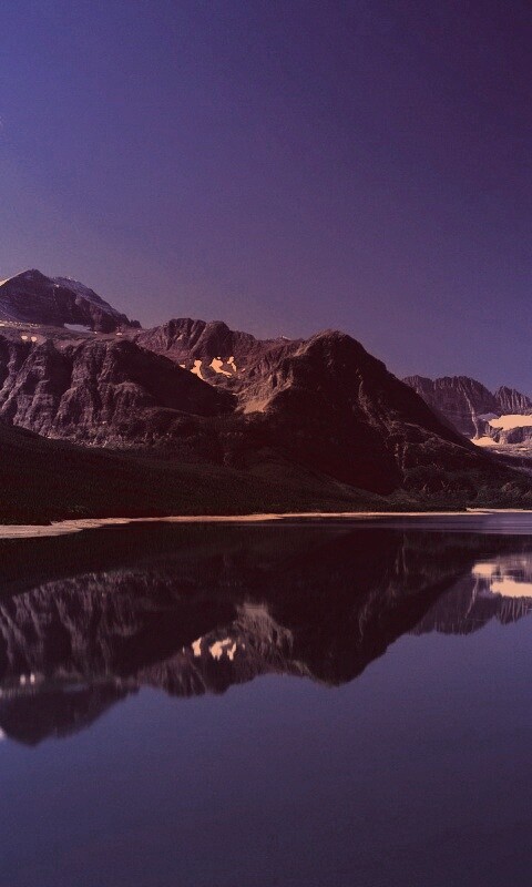 Синее горное озеро обои