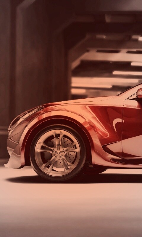 Красный концепт обои