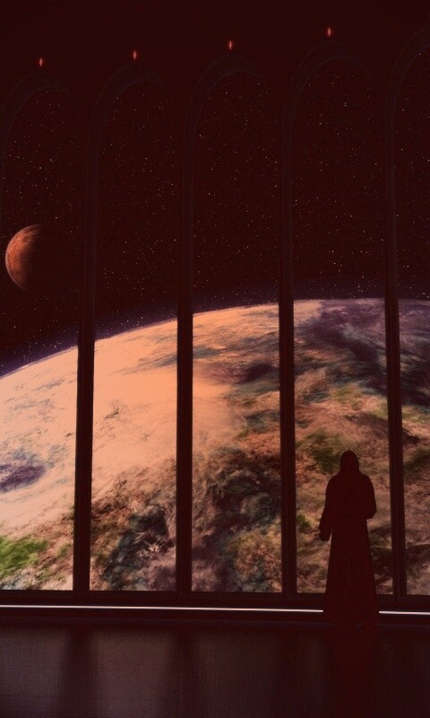 Вид на планету обои