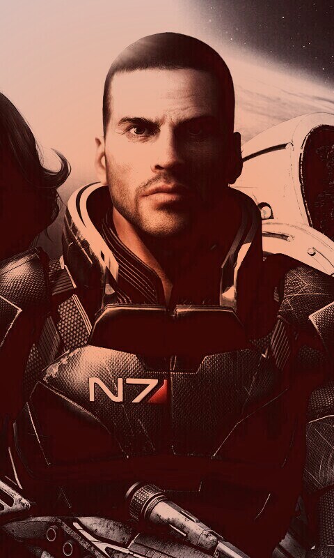 Mass Effect N7 обои