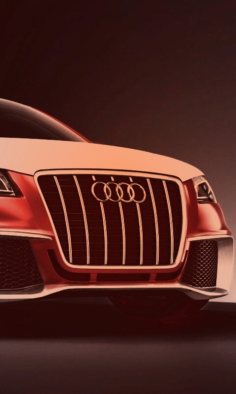 Красный Ауди обои