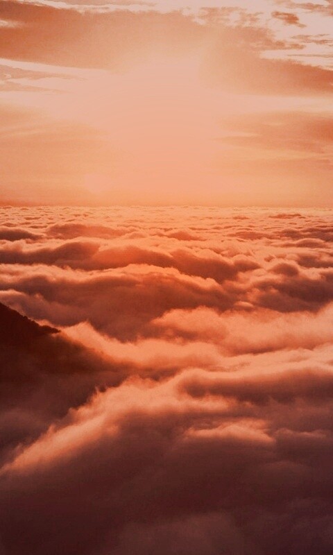 Горы выше облаков обои