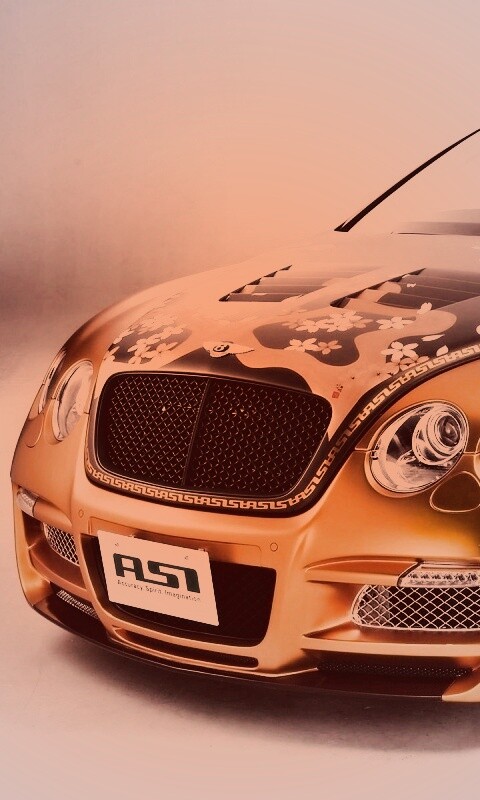 Золотой Бентли обои