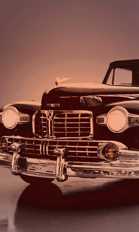 Черный ретро авто обои