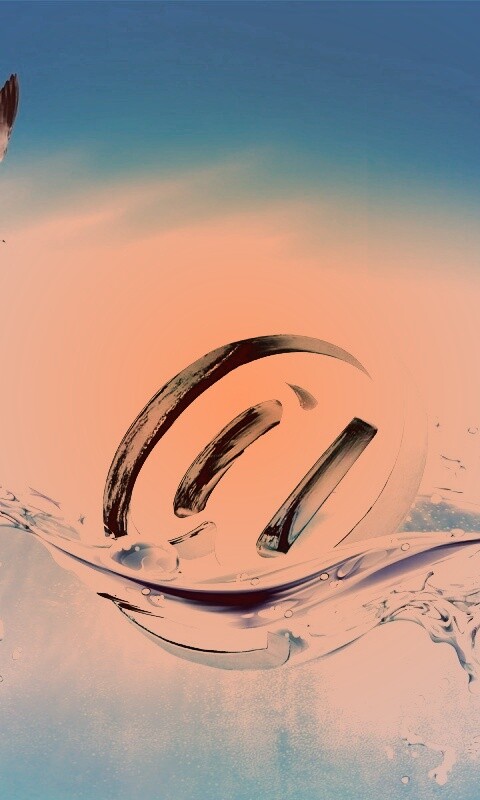 Собака тонет обои