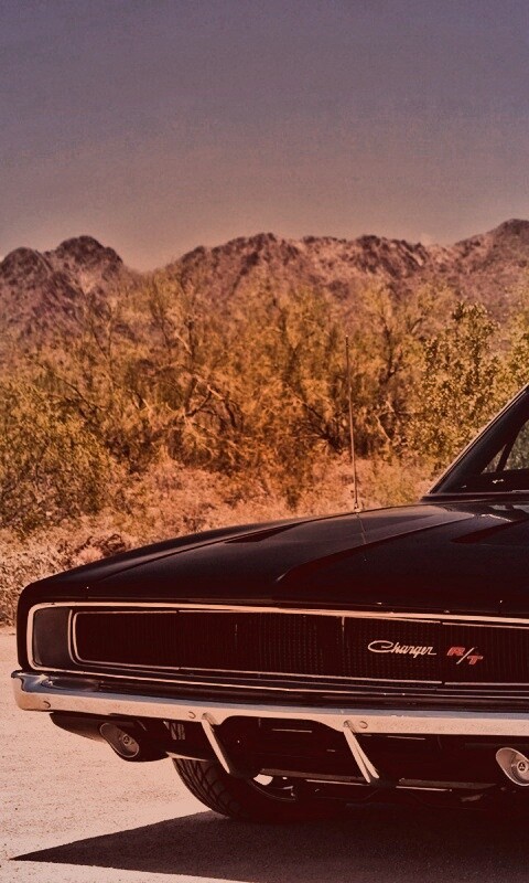 Черный Додж обои