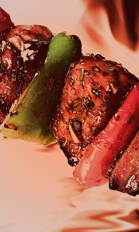 Сочный шашлычок обои