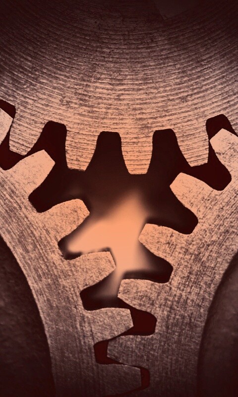 Три сцепленных шестерни обои