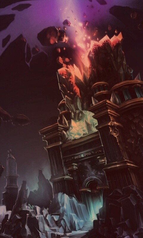 Вход в вулканический храм обои