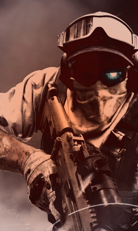 Боец в маске обои