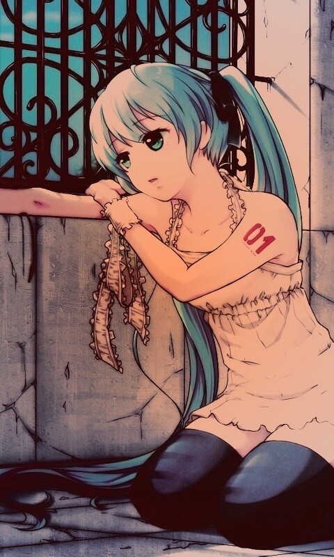 Девушка грустит обои