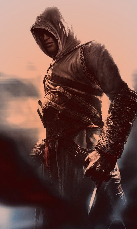 Ассасин в толпе обои