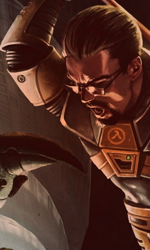 Рисованный Гордон Фримен обои