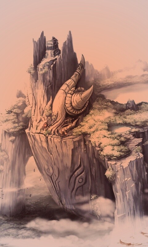 Храм на живой скале обои