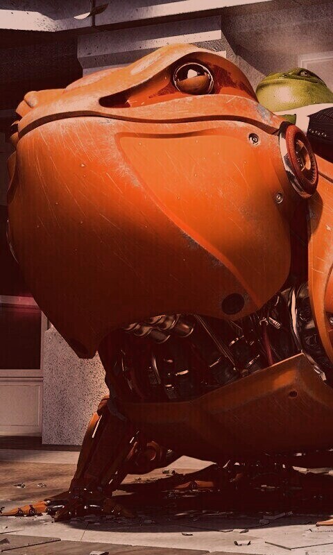 Боевой робот-жаба обои